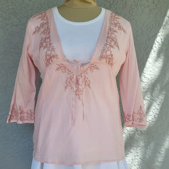 NWT Pink Cotton shirt sz XL - Picture 1 of 11